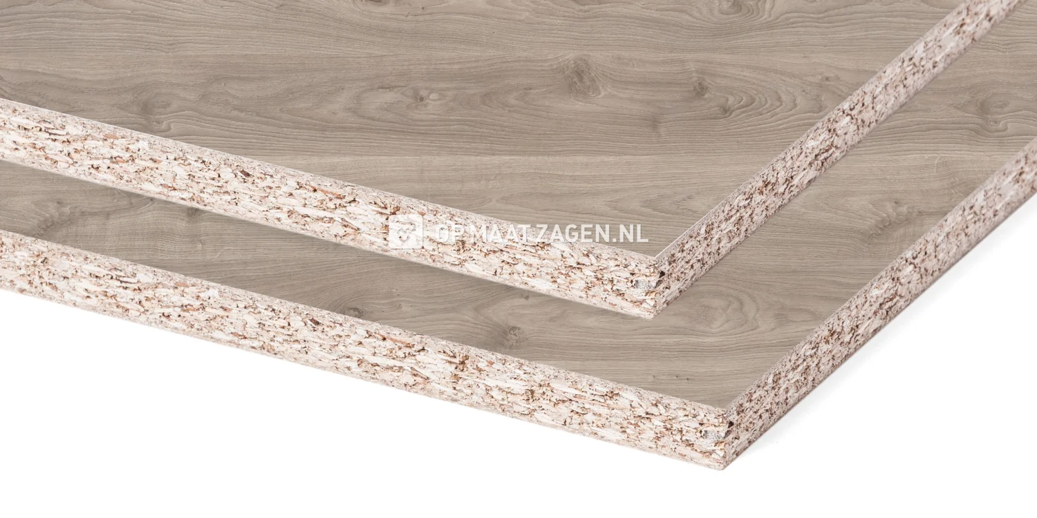 UNILIN spaanplaat H160 Z5L Minnesota oak greige op maat gezaagd